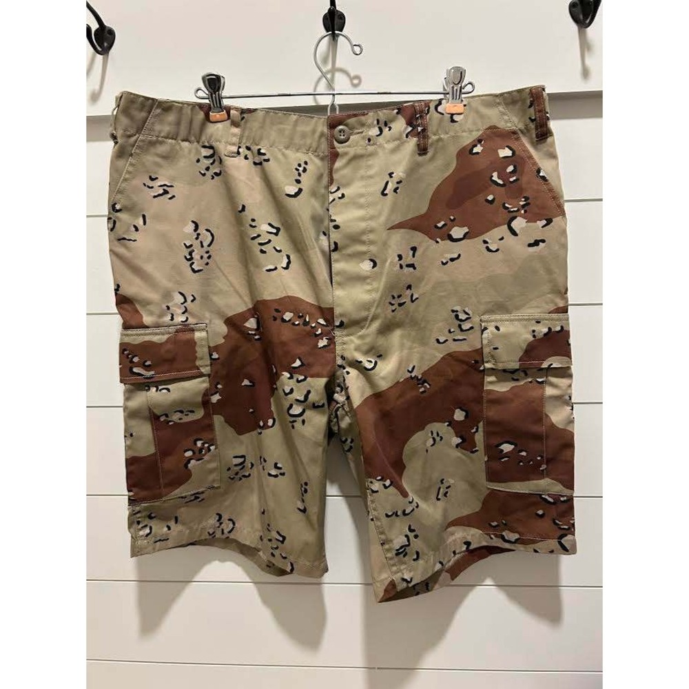 Rothco Ultra Force BDU Desert Camo Cargo Shorts Mens Large Regular Choco Chip